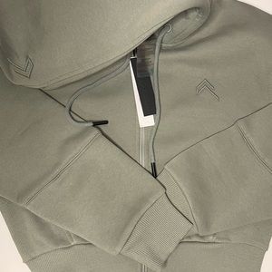 Oner Active Classic Lounge Zip Through Hoodie - Sage - M